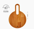 Karaca Urbanwood Round Kesme Tahtası Large