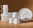 Karaca Hazan 6 Kişilik İkramlıklı Kahve Fincan Takımı 80 ml