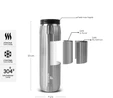 Karaca Rimo Sızdırmaz Çelik Termos 600 ml Inox