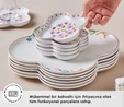 Karaca Stream Bone Lunetta 34 Parça 6 Kişilik Kahvaltı Takımı