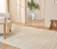 Kaşmir Halı İskandinav Rune White 120x180 cm