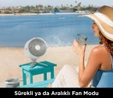 Shark FlexBreeze ProMist Taşınabilir Buharlı Fan İç ve Dış Mekan Uyumlu, Beyaz