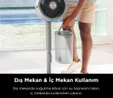 Shark FlexBreeze ProMist Taşınabilir Buharlı Fan İç ve Dış Mekan Uyumlu, Beyaz