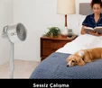 Shark FlexBreeze ProMist Taşınabilir Buharlı Fan İç ve Dış Mekan Uyumlu, Beyaz