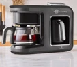 Karaca Hatır Plus 5 in 1 Konuşan Közde ve Sütlü Türk Kahvesi ve Filtre Kahve Makinesi Black Chrome