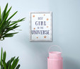 Karaca Home Best Girl in the Universe Çerçeveli Poster Tablo