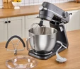 Karaca Multichef Artisan Digital Ekran 7 Litre Döküm Stand Mikser Brushed Gun Grey 1800W