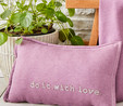 Karaca Home Softy Lila Nakışlı İç Dolgulu Kırlent 35x55 cm
