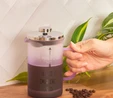 Karaca Emergency Borosilikat Cam French Press 600 ml Mor