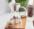 Karaca Bennet Borosilikat Cam Filtreli Cam Kahve Demlik 500 ml