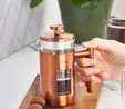 Karaca Copper Borosilikat Cam French Press 350 ml