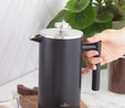 Karaca Çift Cidarlı Mat Siyah French Press 1000 ml