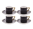 Karaca Monochrome 4 Kişilik Kahve Fincanı Takımı 90 ml