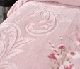 Karaca Home Sakura Gül Kurusu Çift Kişilik Embosy Battaniye