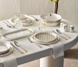 Karaca Streamline Dorothy New Bone 59 Parça 12 Kişilik Yemek Takımı