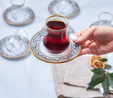 Karaca Globe Yeni 6 Kişilik Çay Seti 120 ml