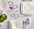 Karaca Classy New Bone 57 Parça 12 Kişilik Yemek Takımı