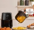 Karaca Smart Cook 60 Dakikaya Kadar Zaman Ayarlı Compact Airfryer Black 2.2 Litre