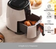 Karaca Smart Cook 60 Dakikaya Kadar Zaman Ayarlı Compact Airfryer Krem 2.2 Litre