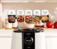 Karaca Smart Cook 60 Dakikaya Kadar Zaman Ayarlı Compact Airfryer Krem 2.2 Litre