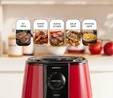 Karaca Smart Cook 60 Dakikaya Kadar Zaman Ayarlı Compact Airfryer Ruby 2.2 Litre