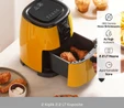 Karaca Smart Cook 60 Dakikaya Kadar Zaman Ayarlı Compact Airfryer Pineapple Yellow 2.2 Litre