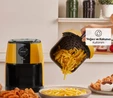 Karaca Smart Cook 60 Dakikaya Kadar Zaman Ayarlı Compact Airfryer Pineapple Yellow 2.2 Litre