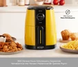 Karaca Smart Cook 60 Dakikaya Kadar Zaman Ayarlı Compact Airfryer Pineapple Yellow 2.2 Litre