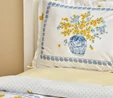 Karaca Home Enola Sarı %100 Pamuk Çift Kişilik Nevresim Takımı 