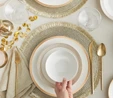 Karaca Gold Line Porselen 24 Parça 6 Kişilik Yemek Takımı