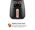 Karaca Air Pro Cook XL 2 in 1 Konuşan Airfryer Rosegold 4 Kişilik