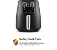 Karaca Air Pro Cook XL 2 in 1 Konuşan Airfryer Black Chrome 4 Kişilik