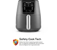 Karaca Air Pro Cook XL 2 in 1 Konuşan Airfryer Space Gray 4 Kişilik