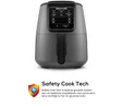 Karaca Air Pro Cook Köz XL Airfryer Space Gray Black 4 kişilik