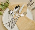 Karaca Elegance Whisper Platin 12 Kişilik 84 Parça Çatal Kaşık Bıçak Takımı