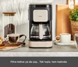 Karaca Just Coffee Aroma 2 In 1 Filtre Kahve ve Çay Demleme Makinesi Bej