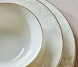 Karaca Elegance Bone Siena 53 Parça 12 Kişilik Yemek Takımı Gold