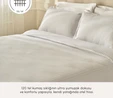 Karaca Home White Collection Vessa 120 Tel %100 Pamuk Saten Çift Kişilik Nevresim Takımı Çizgili Beyaz