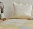 Karaca Home Striped %100 Pamuk Çift Kişilik Müslin Pike Mavi