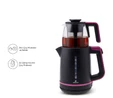 Karaca Maxi Tea XL 2in1 Cam Demlikli Çay Makinesi ve Kettle Raspberry