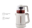Karaca Maxi Tea XL 2in1 Cam Demlikli Çay Makinesi ve Kettle Mulberry
