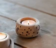 Rader Ay Işığı Tealight Mumluk Kahverengi