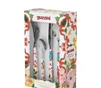 Guzzini Flower Lemon 24 Parça Çatal Kaşık Bıçak Takımı Kırmızı