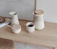 Stelton Theo Mug ve Bardak Altlığı Bej 200 ml