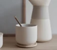 Stelton Theo Mug ve Bardak Altlığı Bej 200 ml