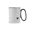 Karaca Amore Çizgili 2'li Mug 360 Ml