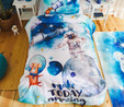 Karaca Home Young Space %100 Pamuk Tek Kişilik Nevresim Seti