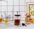 Karaca Pia Çift Cidarlı Borosilikat Cam French Press 600 ml Metalik 