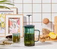 Karaca Valentina Borosilikat Cam French Press 1000 ml Green