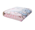 Karaca Home Honey Bunny Pembe Bebek Soft İspanyol Battaniye